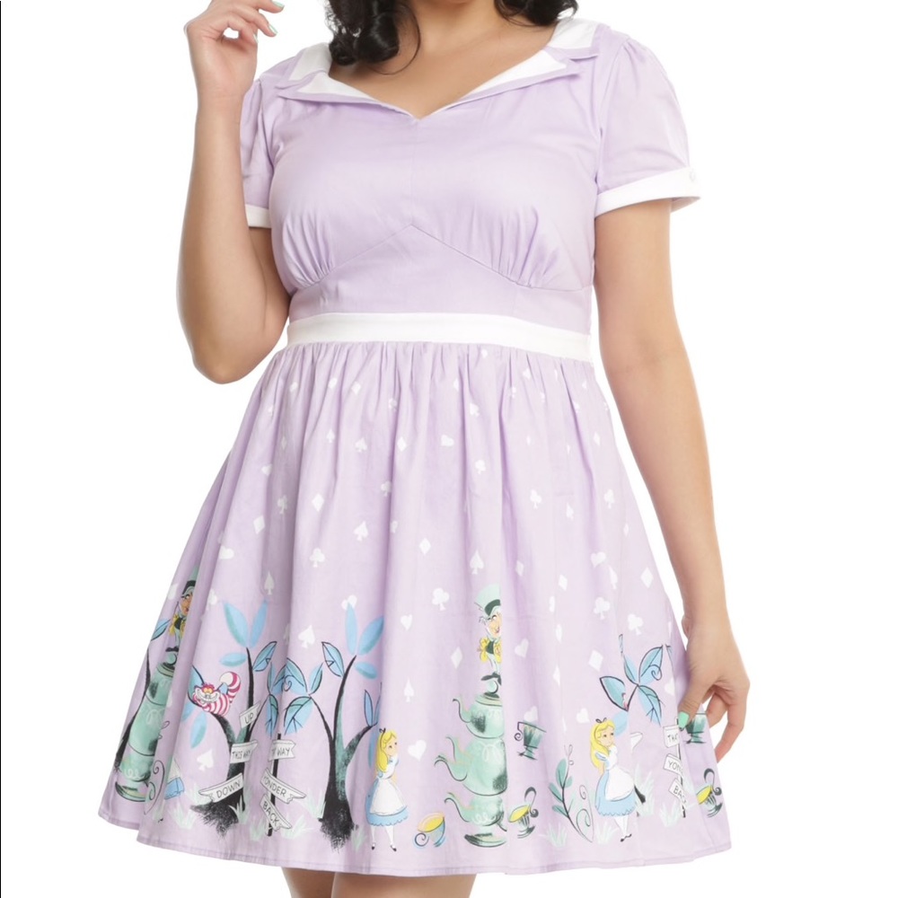 Disney Alice in Wonderland Tea Party Retro Dress
